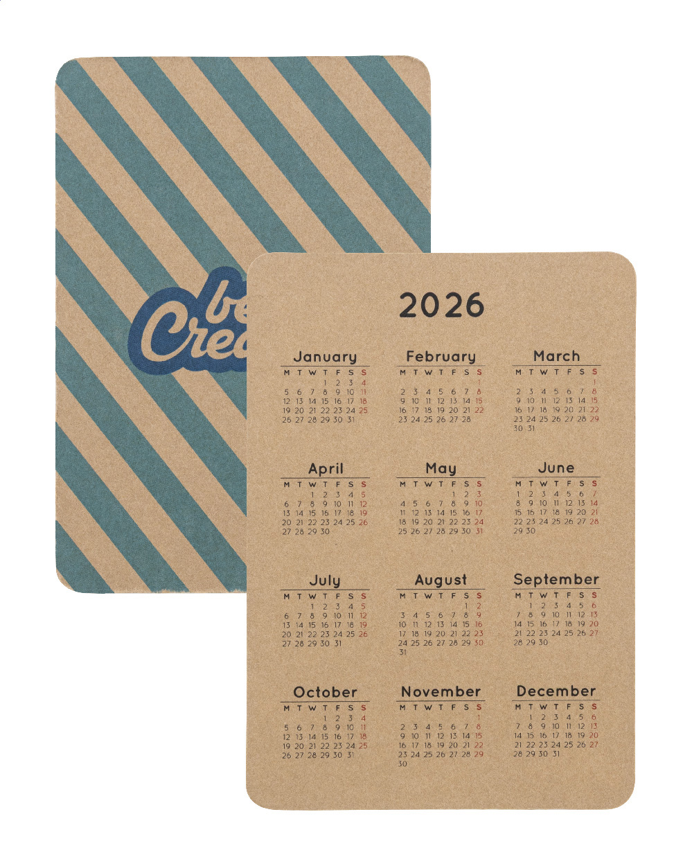 Personalizowany kalendarz kieszonkowy CreaDate Pocket Eco P131849D AN-AP716962