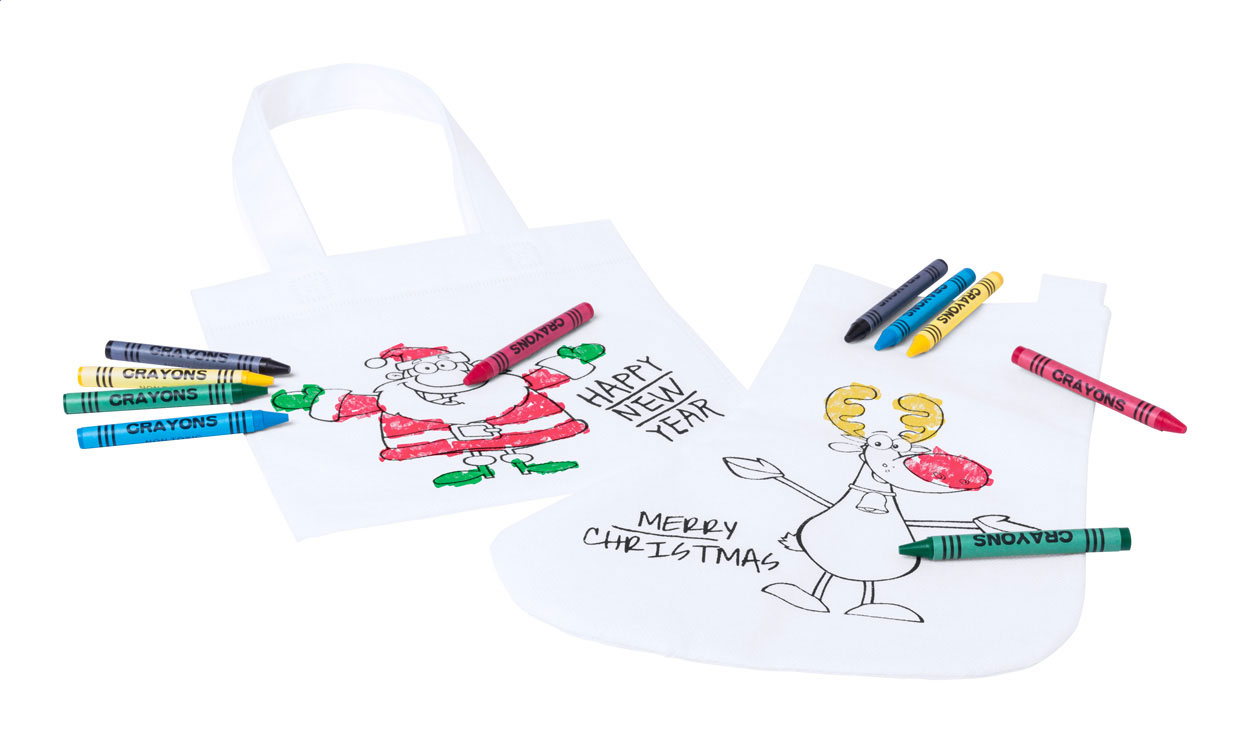 świąteczna skarpeta do kolorowania P131061D