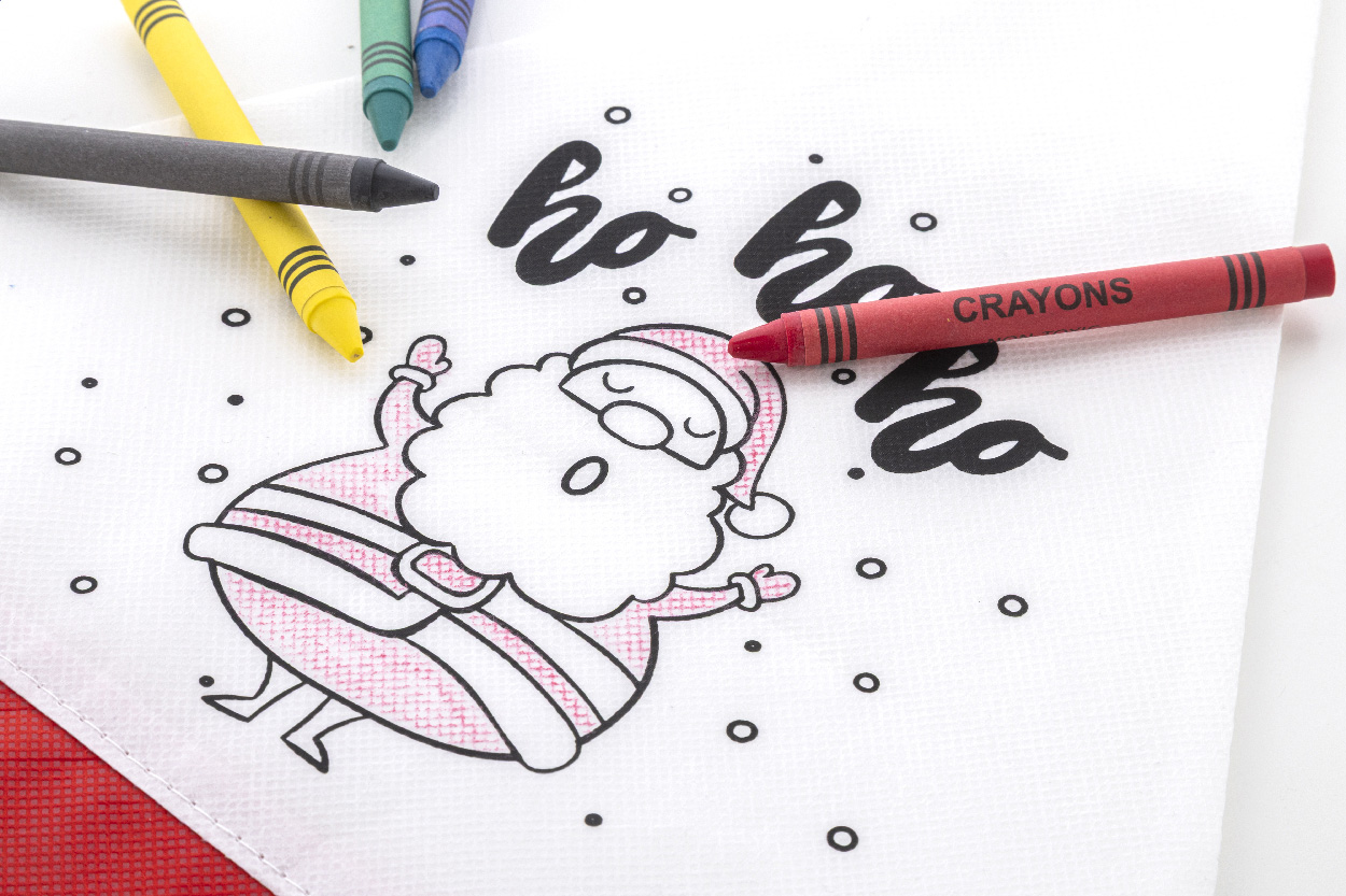 Czapka mikołaja do kolorowania P131510D 5 Czapka mikołaja do kolorowania P131510D