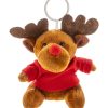 Pluszowy świąteczny brelok - renifer P131888D