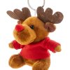 Pluszowy świąteczny brelok - renifer P131888D