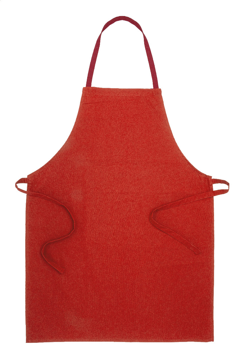 Fartuch bawełniany P132147D czerwony