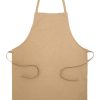 Fartuch z bawełny z recyklingu P131530D naturalny