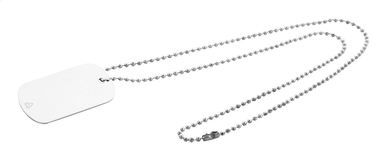 Naszyjnik z identyfikatorem / nieśmiertelnik P131333D srebrny