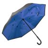 Parasol odwracalny RPET P131726D niebieski