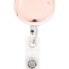 Ski pass / zawieszka na identyfikator P131912D róża