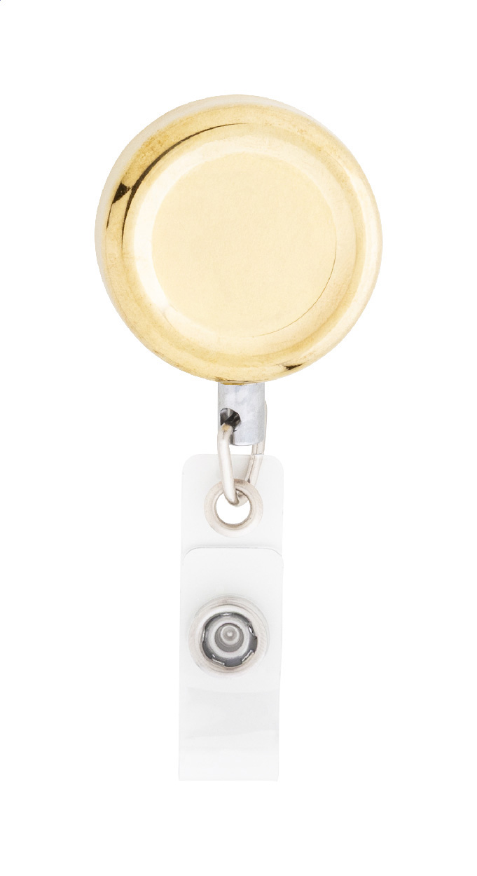 Ski pass / zawieszka na identyfikator P131912D złoty