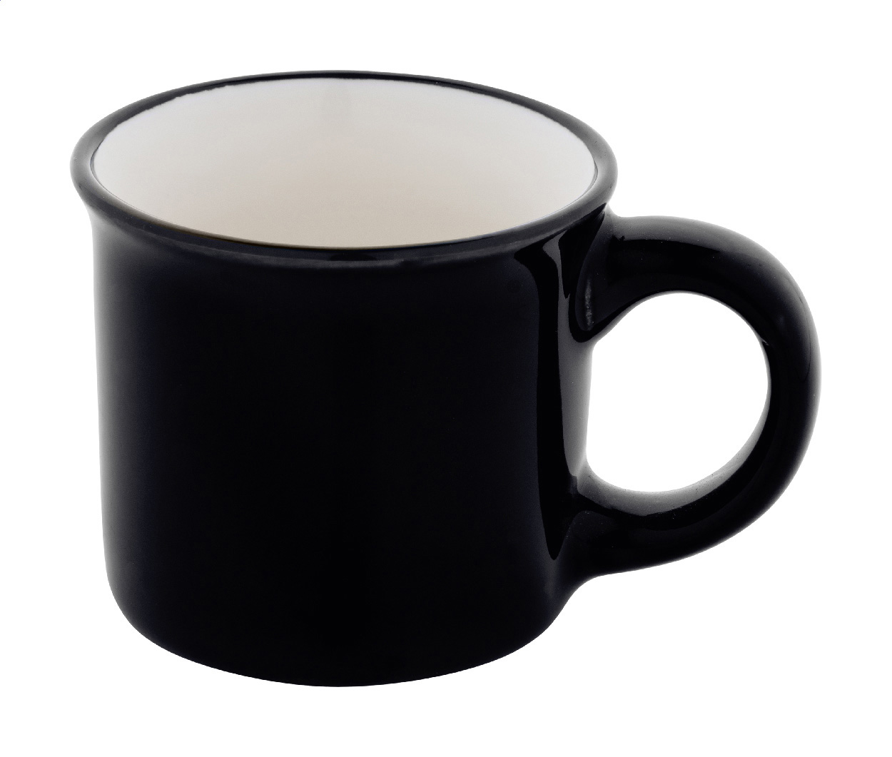 Mini kubek vintage P131923D czarny Mini kubek vintage P131923D czarny