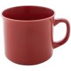 Matowy kubek vintage P131959D czerwony