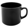 Matowy kubek vintage P131959D czarny
