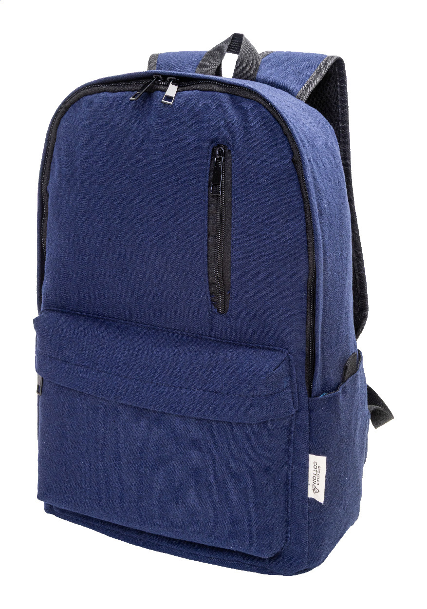 Plecak z recyklingowanego płótna P131324D niebieski