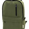 Plecak z recyklingowanego płótna P131324D zielony