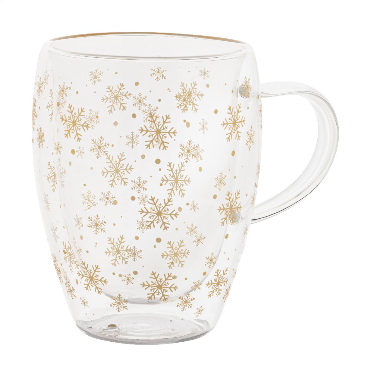 Świąteczny szklany kubek termiczny P132001D AN-AP800151