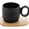Kubek ceramiczny P131972D czarny Kubek ceramiczny P131972D czarny