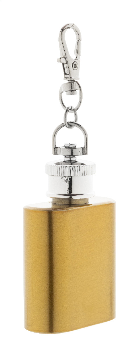 Brelok z piersiówką RSS P131776D złoty Brelok z piersiówką RSS P131776D złoty