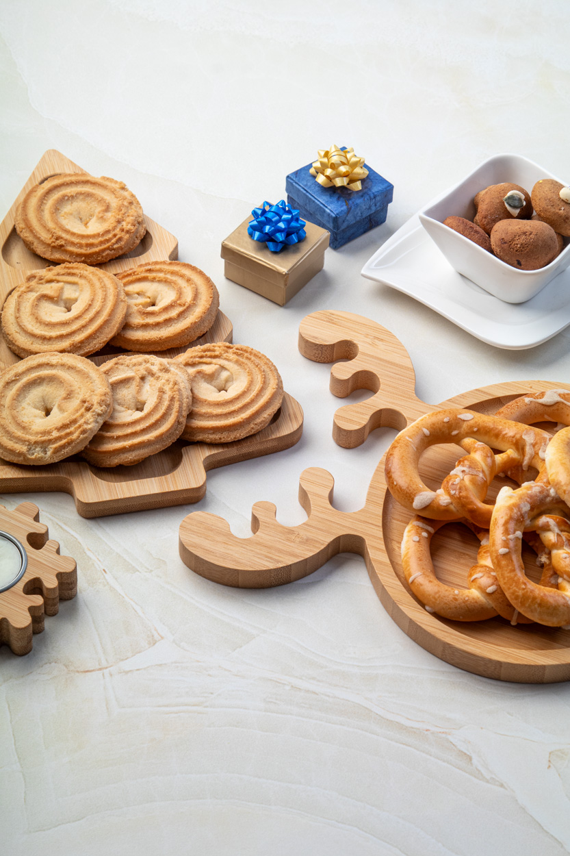 Świąteczny talerz na przekąski P131178D