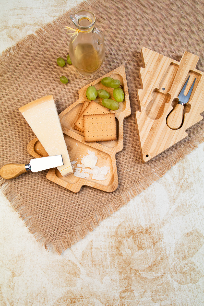 Świąteczny zestaw noży do sera P131176D