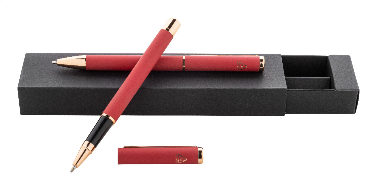 Zestaw piśmienniczy P131256D czerwony