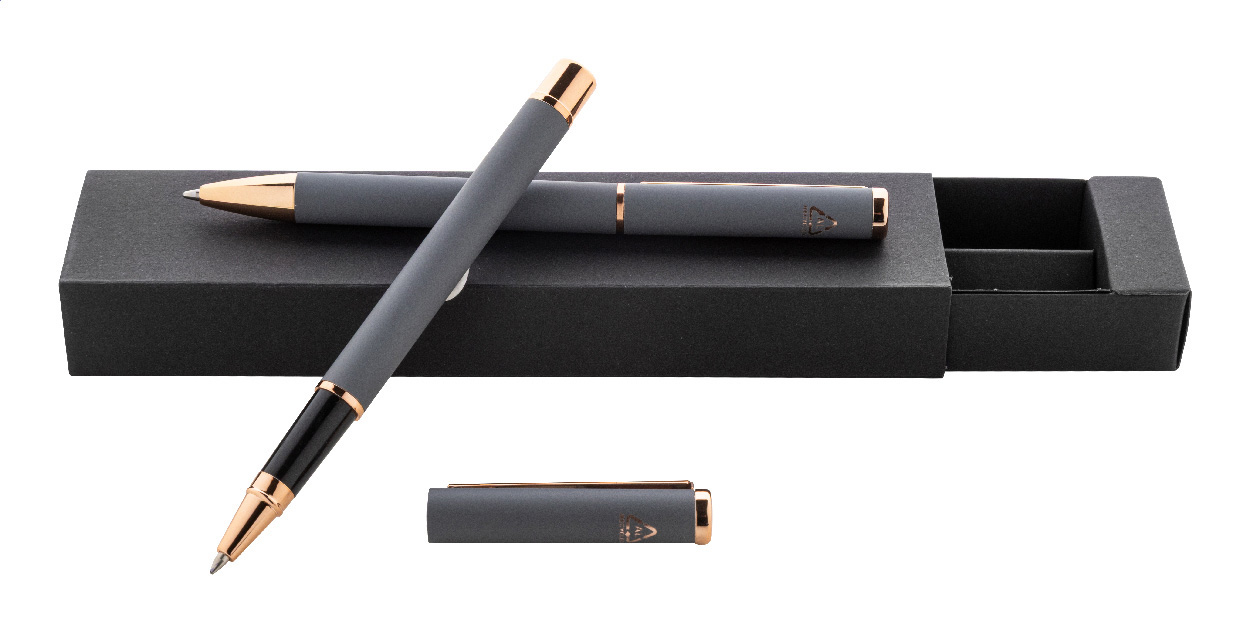 Zestaw piśmienniczy P131256D szary