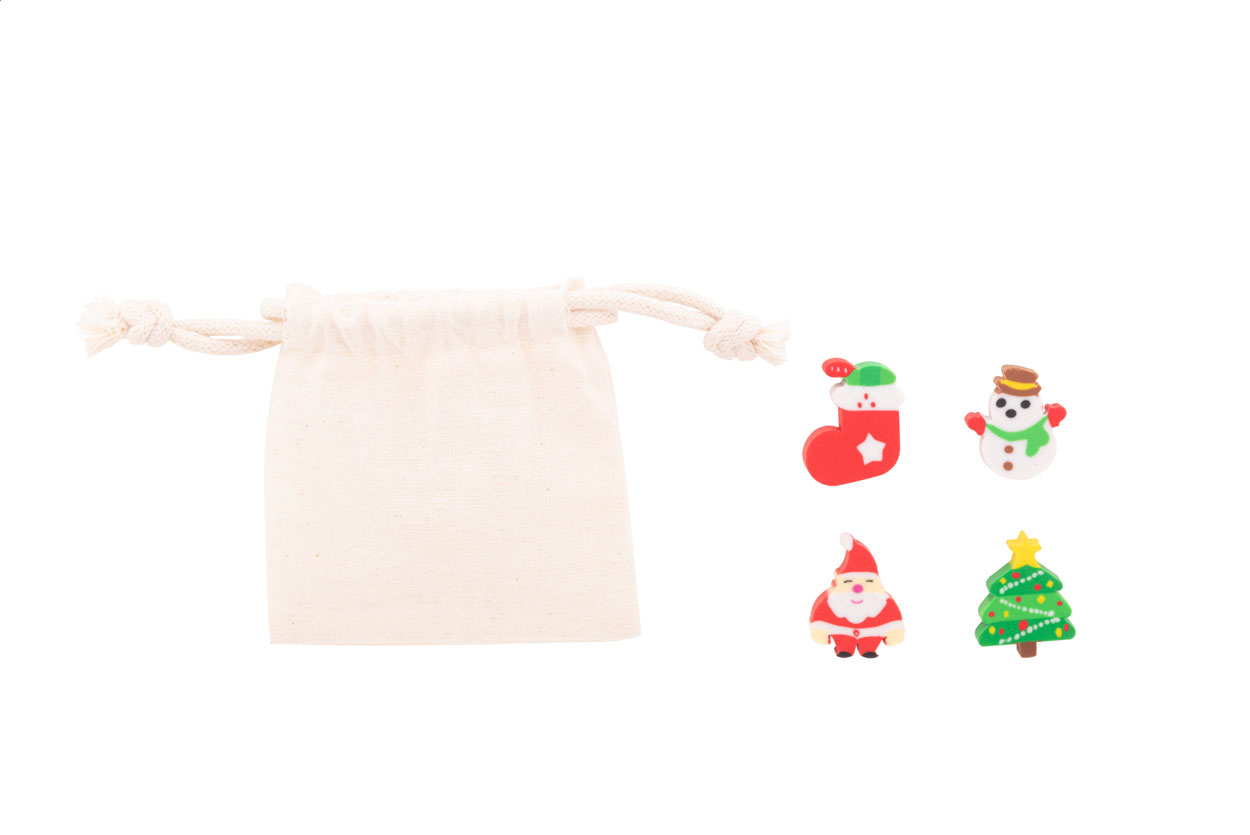 Zestaw świątecznych gumek do ścierania / gumka P131211D