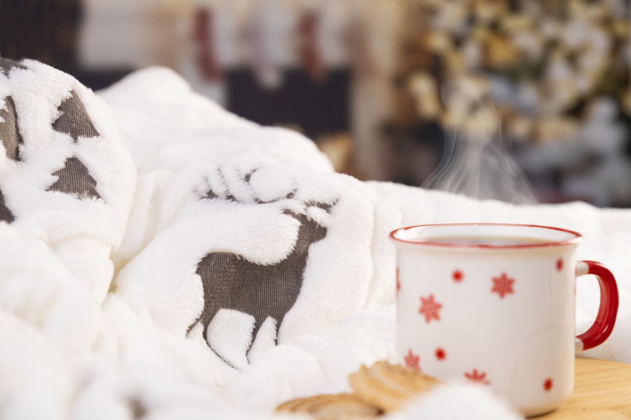 Koc świąteczny RPET P131457D 2 Koc świąteczny RPET P131457D