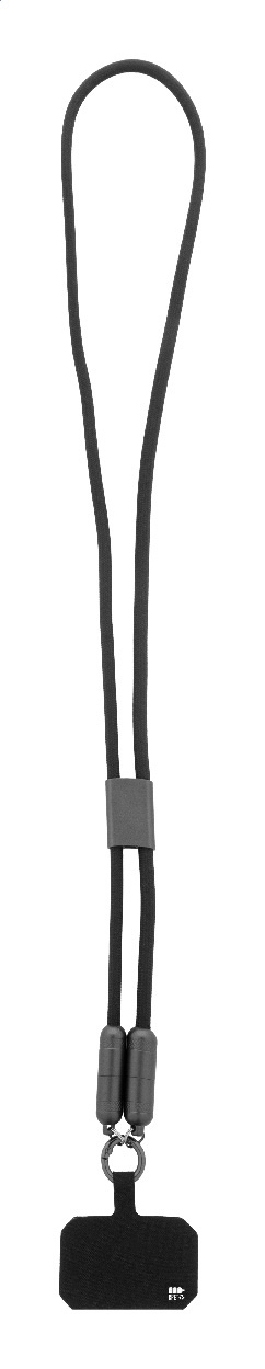 Kabel ładujący 60 W - smycz RPET P131467D 2 Kabel ładujący 60 W - smycz RPET P131467D
