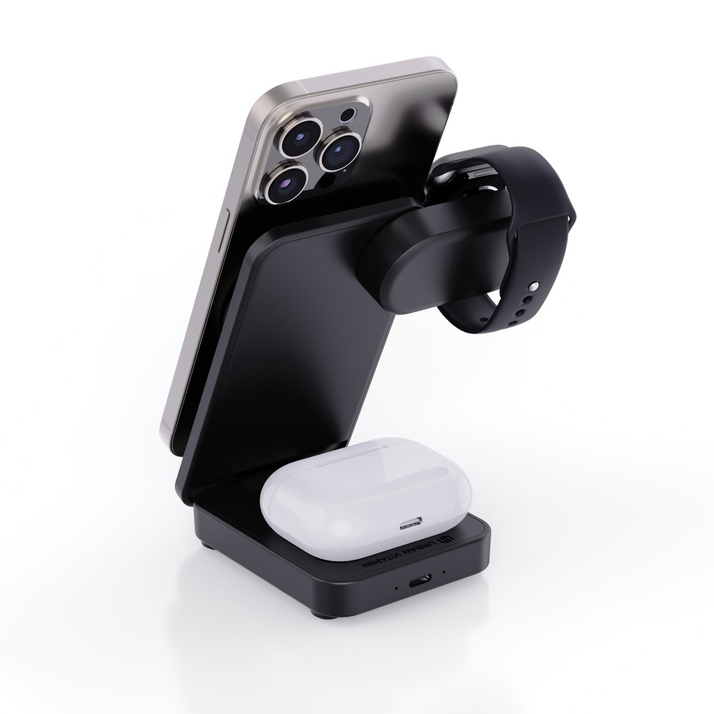 Magnetyczna ładowarka bezprzewodowa 3 w 1 Urban Vitamin P130417X