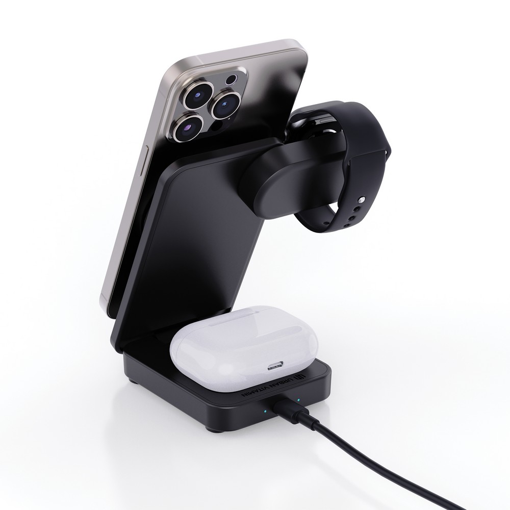 Magnetyczna ładowarka bezprzewodowa 3 w 1 Urban Vitamin P130417X