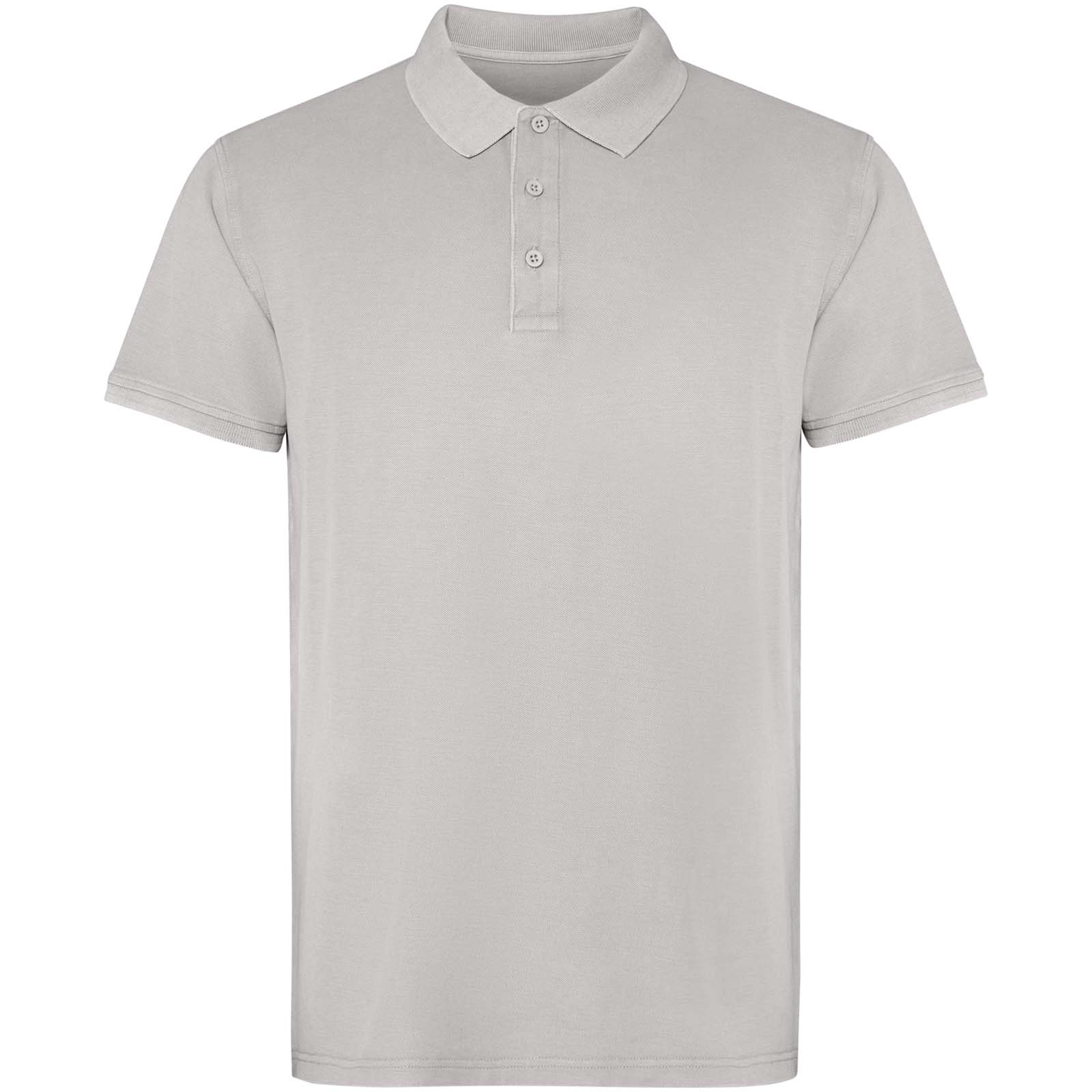 Austral koszulka polo unisex z krótkim rękawem P130998C szary
