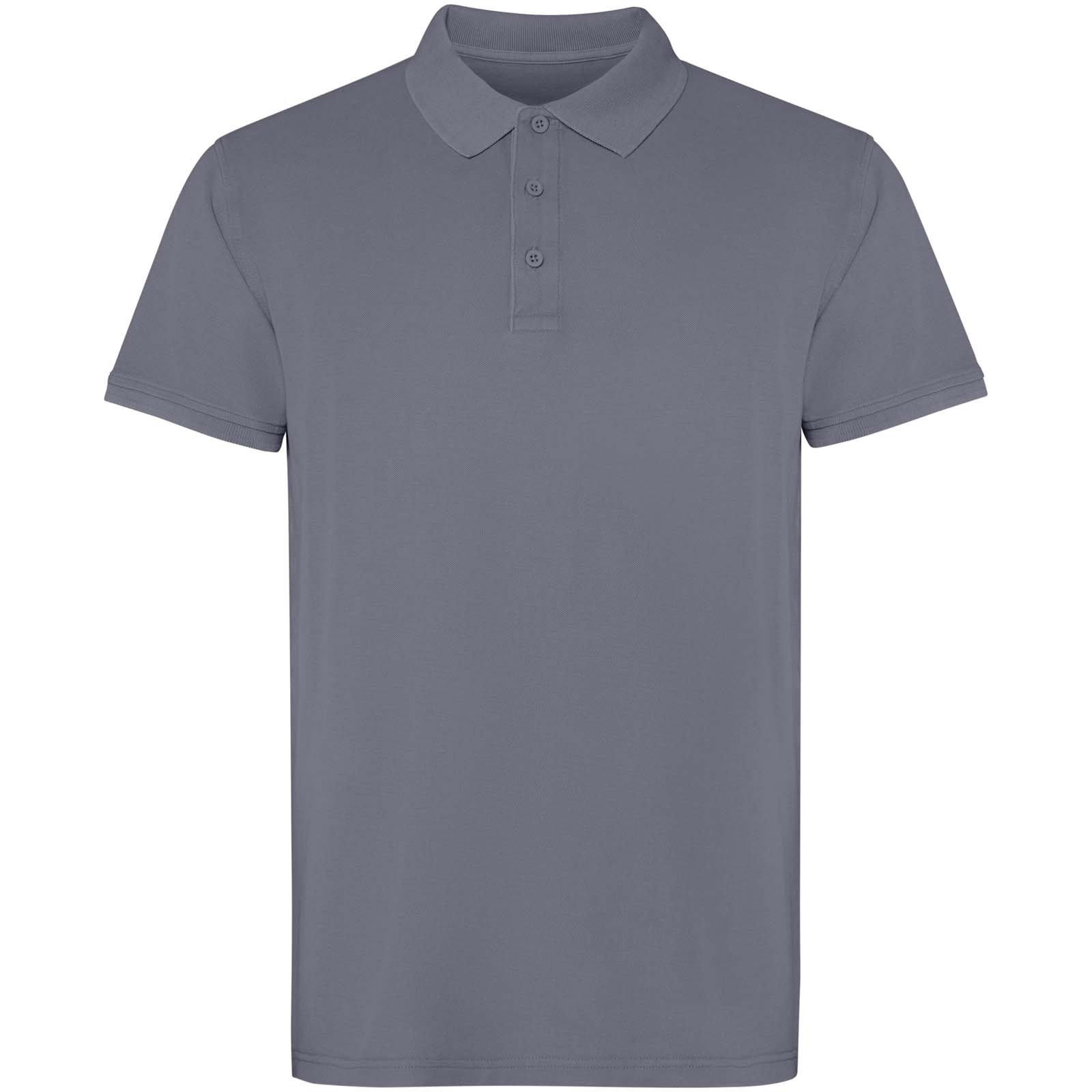 Austral koszulka polo unisex z krótkim rękawem P130998C ciemnoszary
