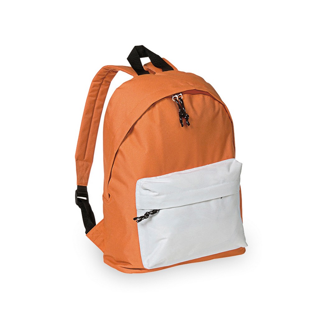 Plecak P132420X biało / pomarańczowy