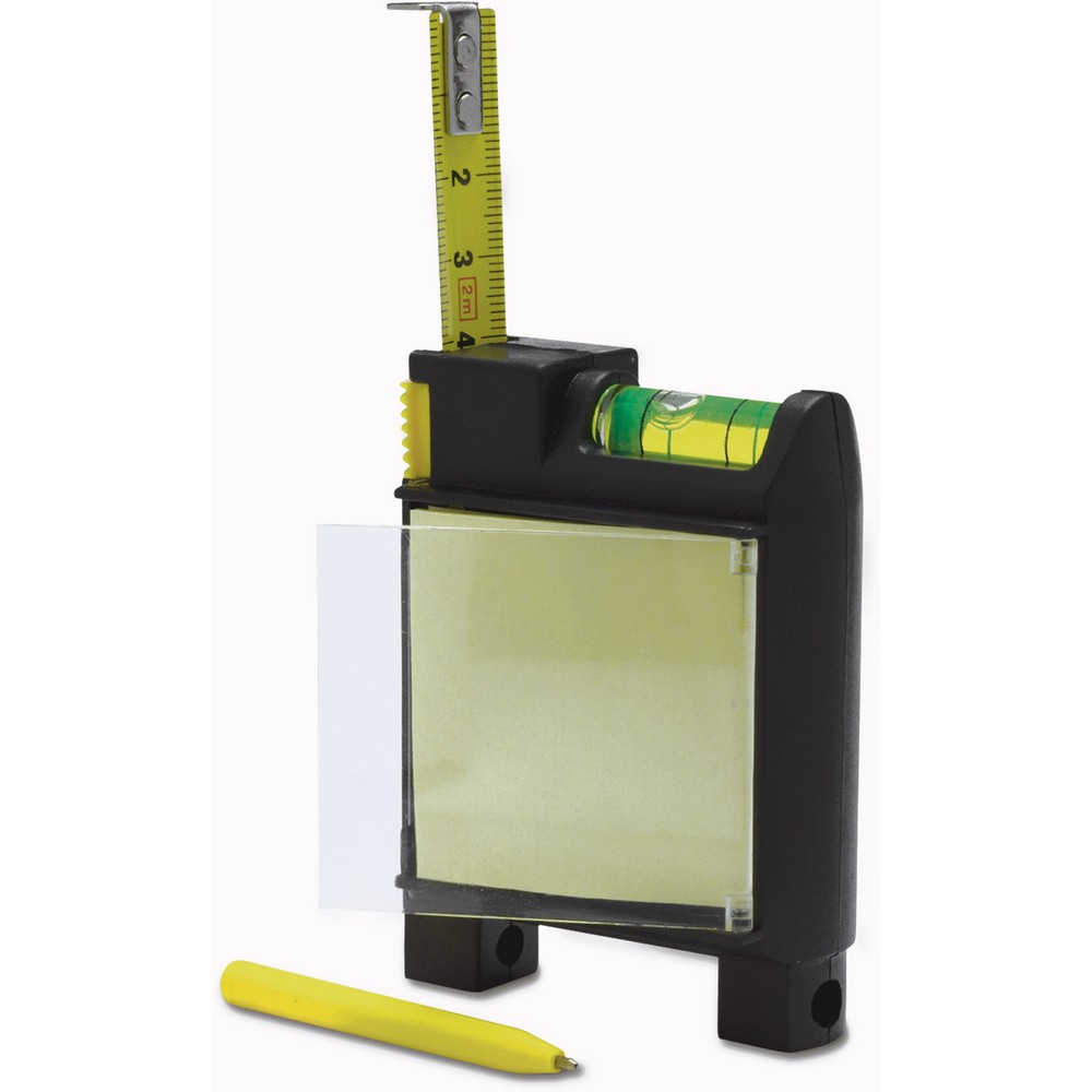 Miara 2m, poziomica, notatnik, długopis P132427X