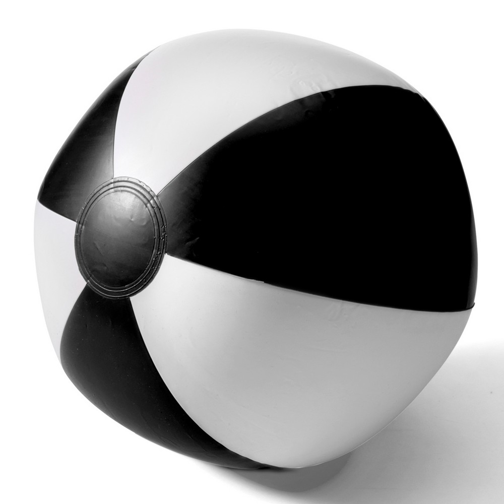 Dmuchana piłka plażowa P132437X czarny