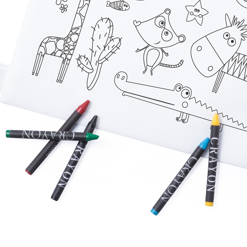 Worek ze sznurkiem do kolorowania, kredki P132426X AX-V7871/A-02