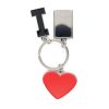 Brelok do kluczy "I love ..." z metalową plakietką | Lydus P122890X