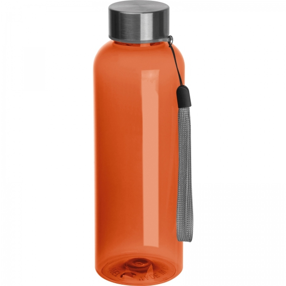 Butelka plastikowa 500 ml P086628K pomarańczowy