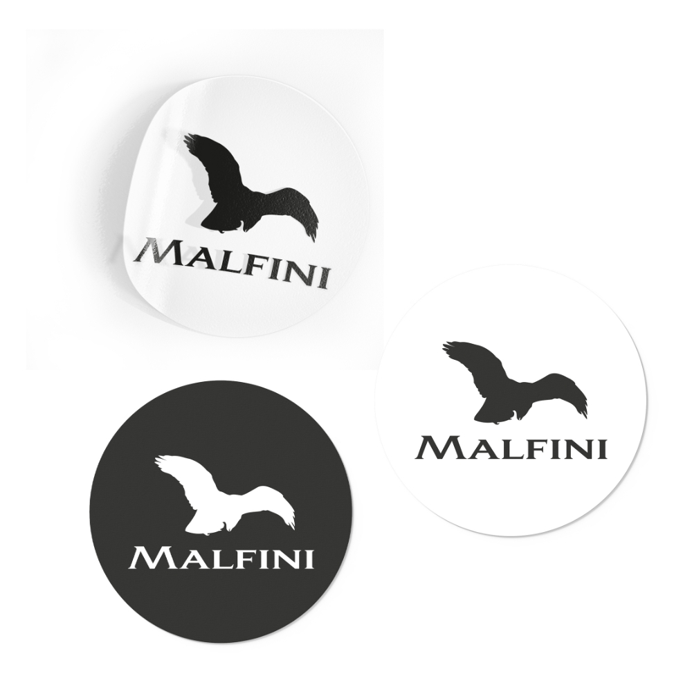 Naklejka MALFINI P121177F posiadającym okienko