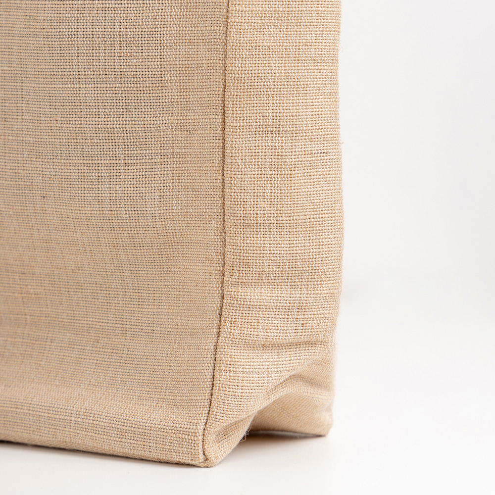 Jutowa torba z kieszenią P122378P