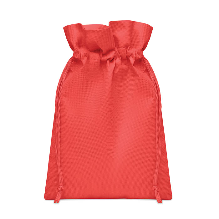Mała torba prezentowa z RPET P122525O czerwony