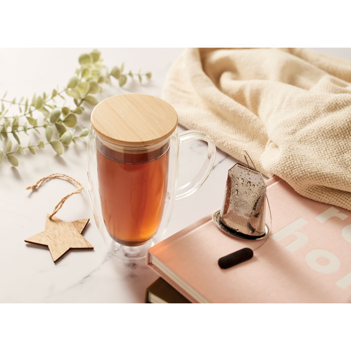 Szklany podwójnych 450 ml P122648O