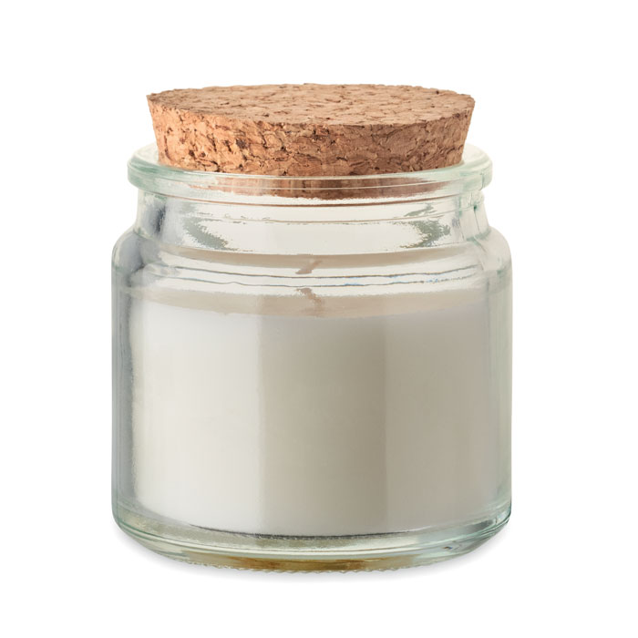 Świeca z wosku roślinnego 70gr P122737O bezowy