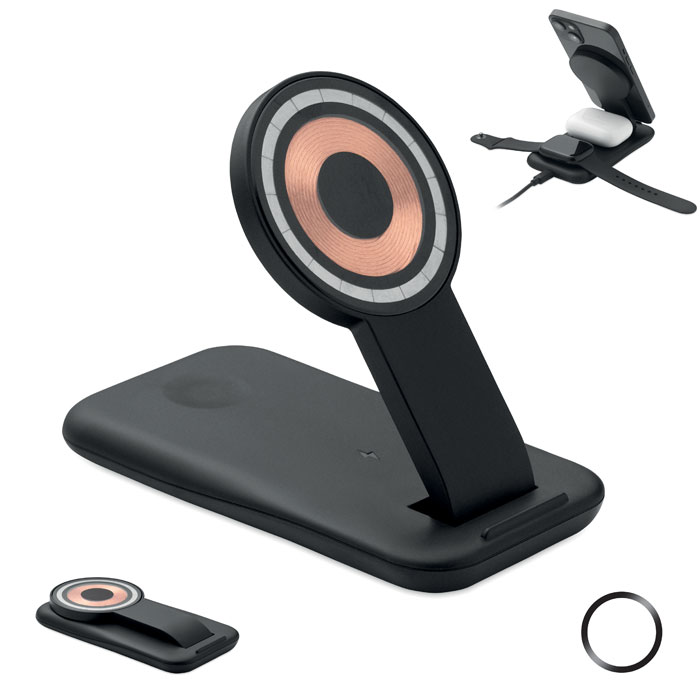 Bezprzew. ładowarka 3 w 1, 15W P122820O MI-MO2749-03