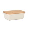Lunchbox z bambusową pokrywką P017633O bezowy