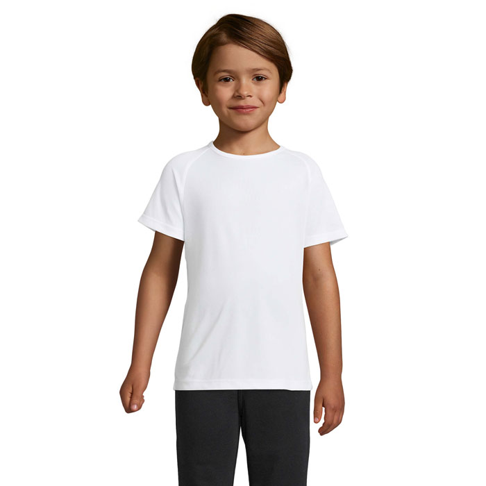 SPORTY Dziecięcy T-Shirt P123660O bialy