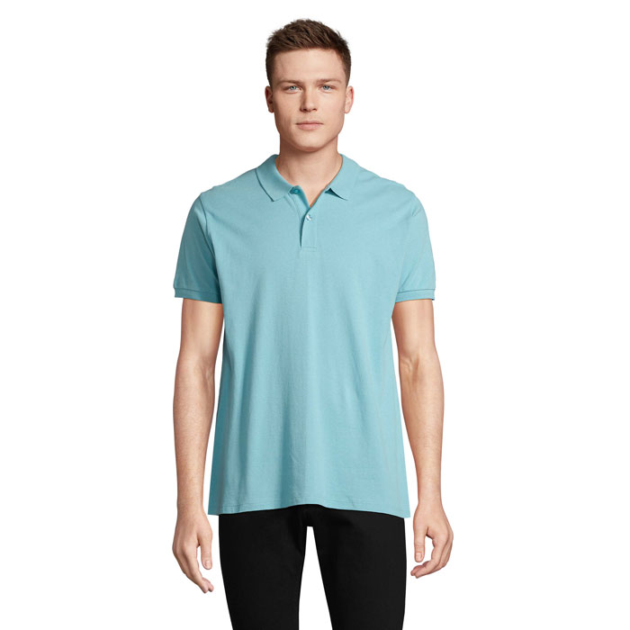 PLANET MEN polo 170g P124910O pool blue