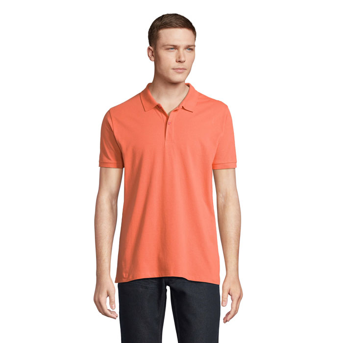 PLANET MEN polo 170g P124910O pop orange