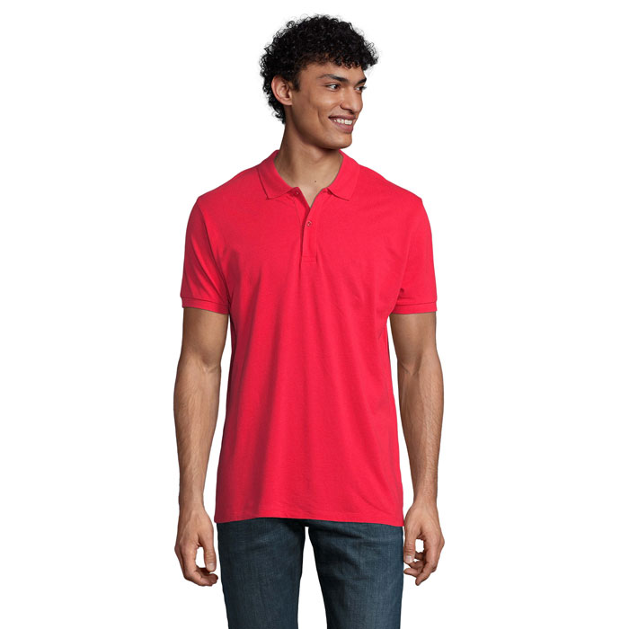 PLANET MEN polo 170g P124910O czerwony