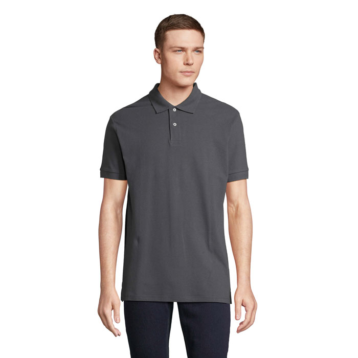 PACIFIC MEN POLO P126790O mysi szary