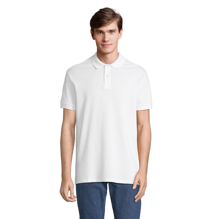PACIFIC MEN POLO P126790O bialy