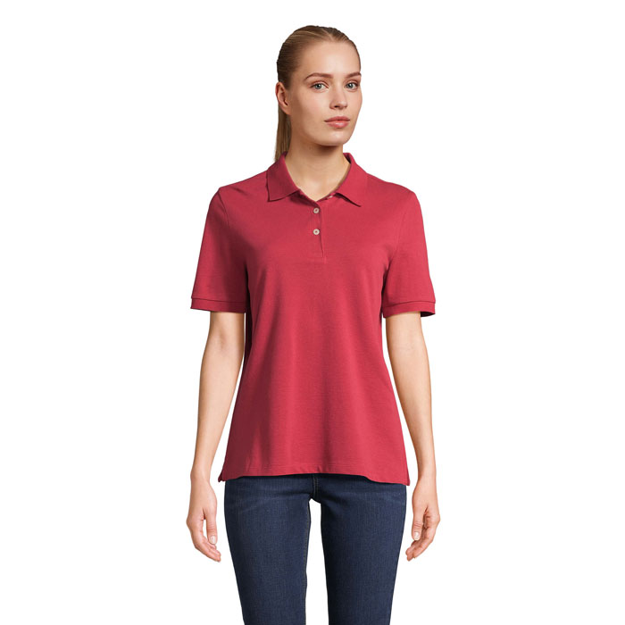 PACIFIC WOMEN POLO P126908O folk red twin